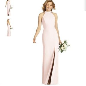 AFTER SIX Bridesmaid Dress Blush Style 6808